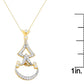 Yellow Gold Diamond Pendant Necklace