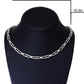 White Gold Diamond Alternating Bar and Floral-Cluster Link Necklace