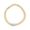 Yellow Gold Pavé Diamond Miami-Cuban-Curb Link Chain Necklace