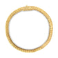 Yellow Gold Baguette-Cut and Princess-Cut Invisible-Set Diamond Eternity Bracelet