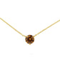 Yellow Gold Yellow Diamond Solitaire Pendant Necklace