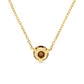 Yellow Gold Yellow Diamond Solitaire Pendant Necklace