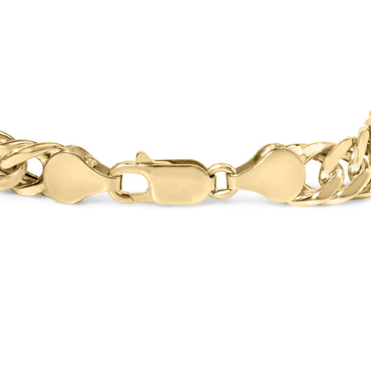 Yellow Gold Cuban-Link Bracelet