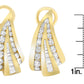 Yellow Gold Diamond Huggy Earrings