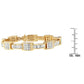 Yellow Gold Diamond Box-Link Bracelet