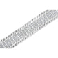 White Gold Diamond S-Wave Serpentine Tennis Bracelet