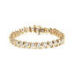 Yellow Gold Diamond S-Link Bracelet