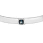 Silver and Blue Topaz Bangle Bracelet