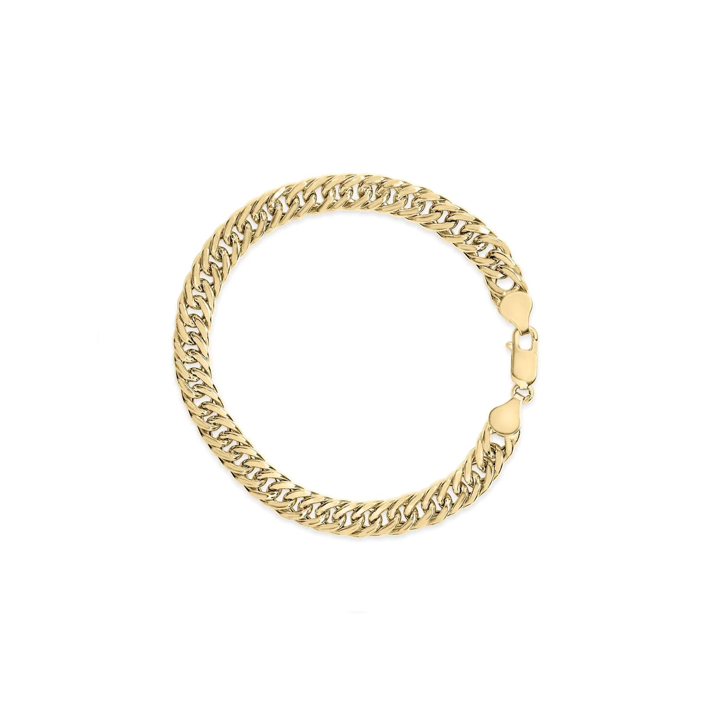 Yellow Gold Cuban-Link Bracelet