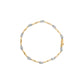 White-and-Yellow Gold Diamond Cluster-Link Bracelet