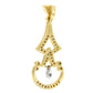 Yellow Gold Diamond Pendant Necklace