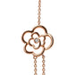 Rose Gold Diamond and Freshwater Pearl Double-Strand Station Necklace