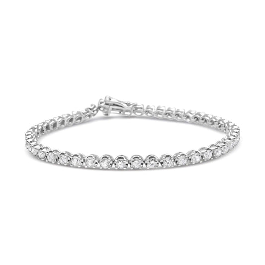 White Gold Diamond Classic Tennis Bracelet