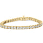 Yellow Gold Diamond Tennis Bracelet