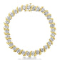 Yellow Gold Diamond S-Link Bracelet