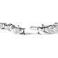 White Gold Diamond Rectangular-Link Bracelet