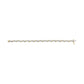 Yellow-and-White Two-Tone Gold Diamond Spiral-Over Link Bracelet